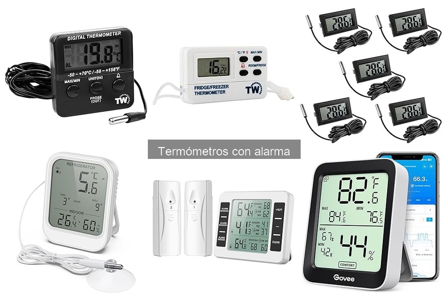 Mantenimiento esencial de termómetros con alarma