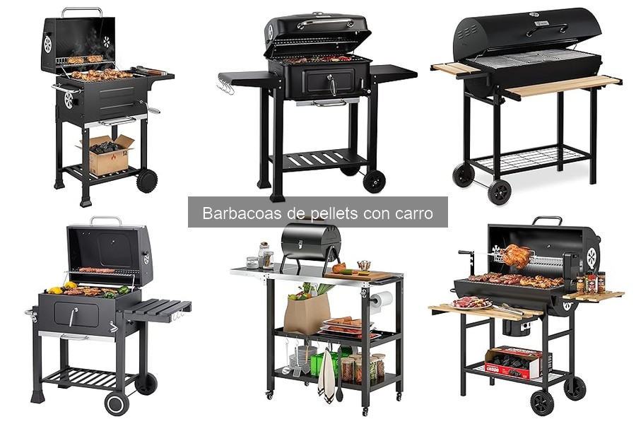 Mantenimiento y limpieza de barbacoas de pellets con carro