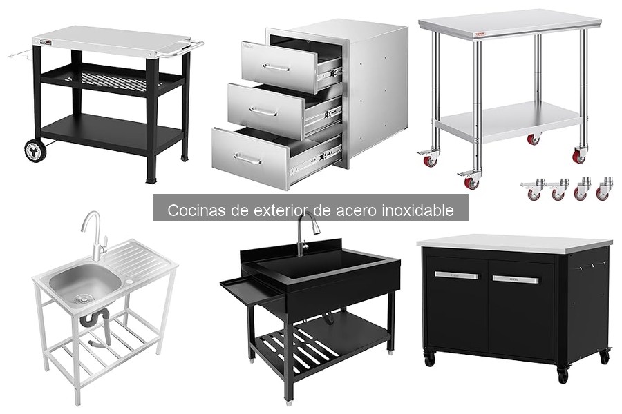 Mantenimiento y limpieza de cocinas de exterior de acero inoxidable