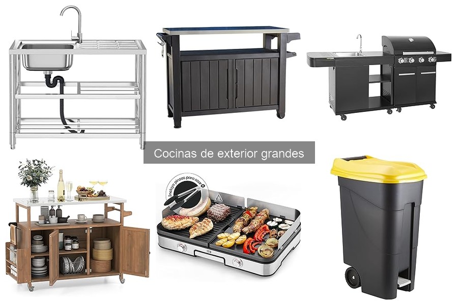 Mantenimiento y limpieza de cocinas de exterior grandes