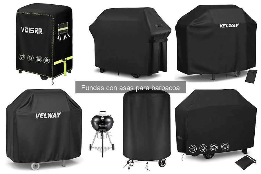 Mantenimiento y limpieza de fundas con asas para barbacoa