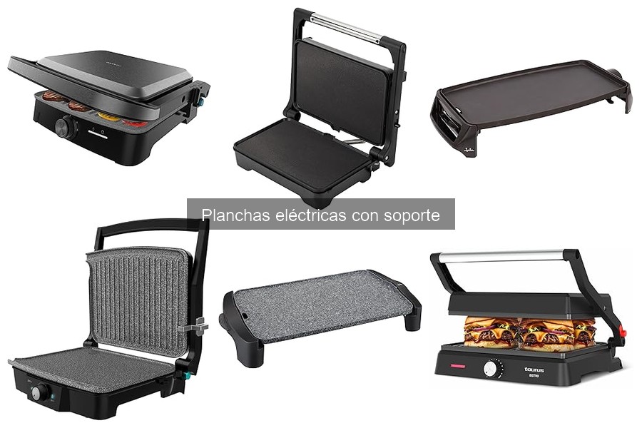 Mantenimiento y limpieza de planchas eléctricas con soporte