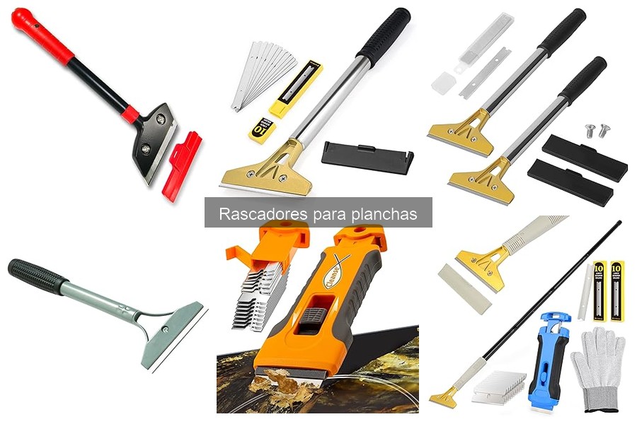Mantenimiento y limpieza de rascadores para planchas