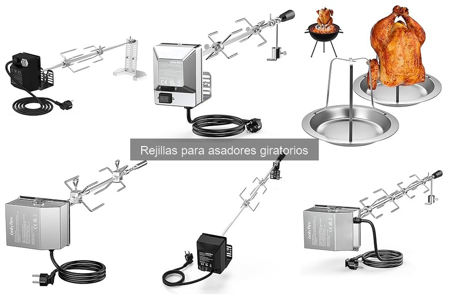 Mantenimiento y limpieza de rejillas para asadores giratorios