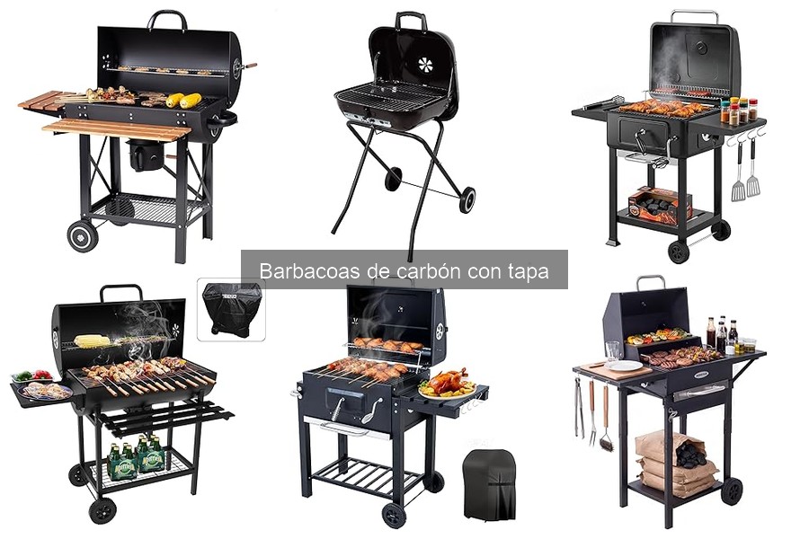 Mejor barbacoa de carbón con tapa para familias grandes