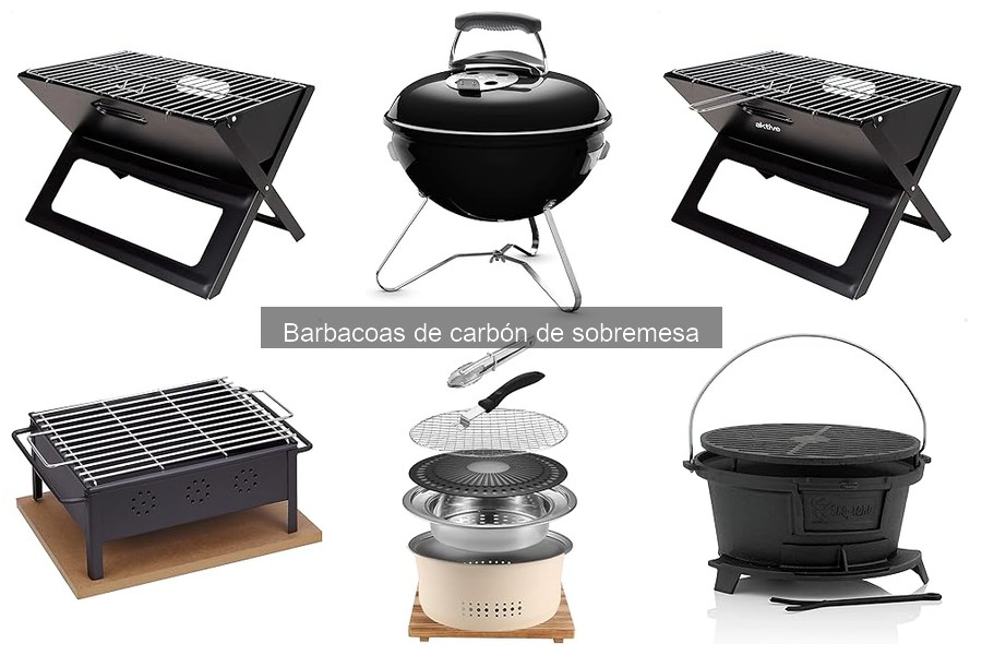Mejores accesorios para barbacoa de carbón de sobremesa
