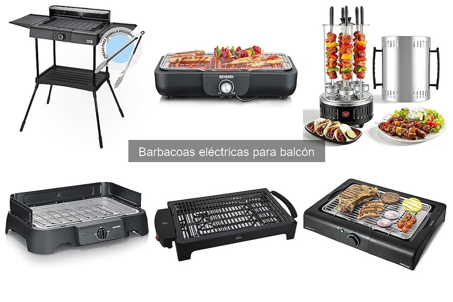Mejores accesorios para barbacoas eléctricas en balcones