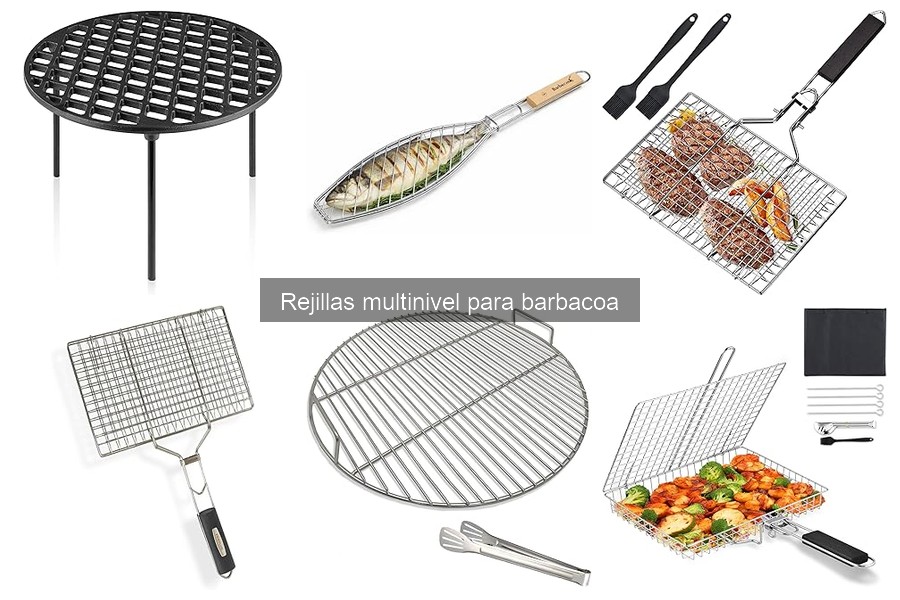 Mejores accesorios para rejillas multinivel en barbacoas