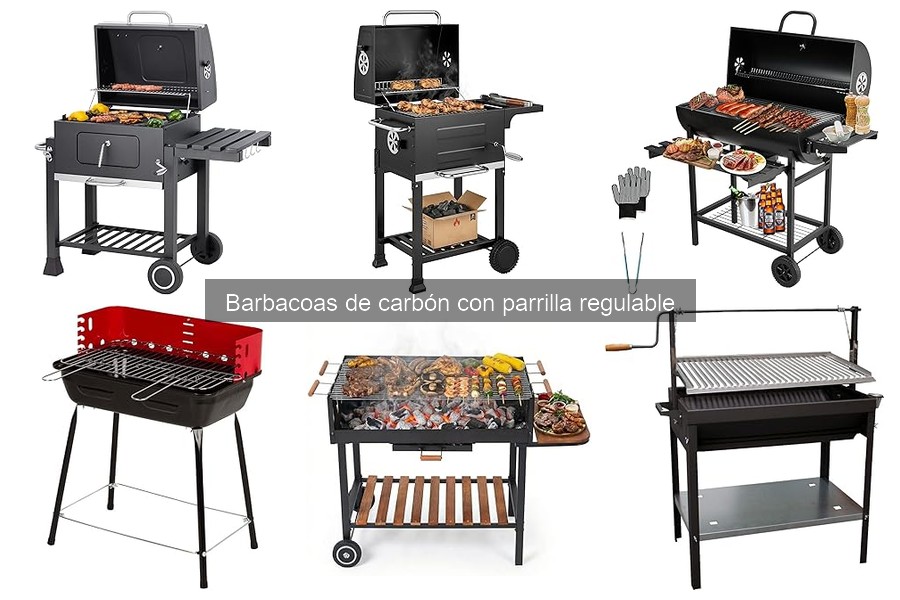 Mejores barbacoas de carbón con parrilla regulable del 2023