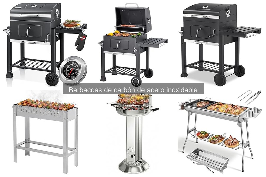 Mejores Barbacoas de Carbón de Acero Inoxidable 2023