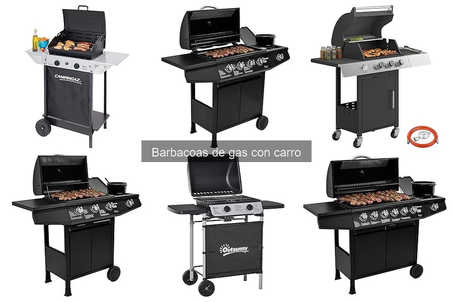 Mejores barbacoas de gas con carro para familias grandes