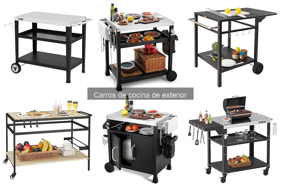 Mejores carros de cocina de exterior para BBQ en 2023