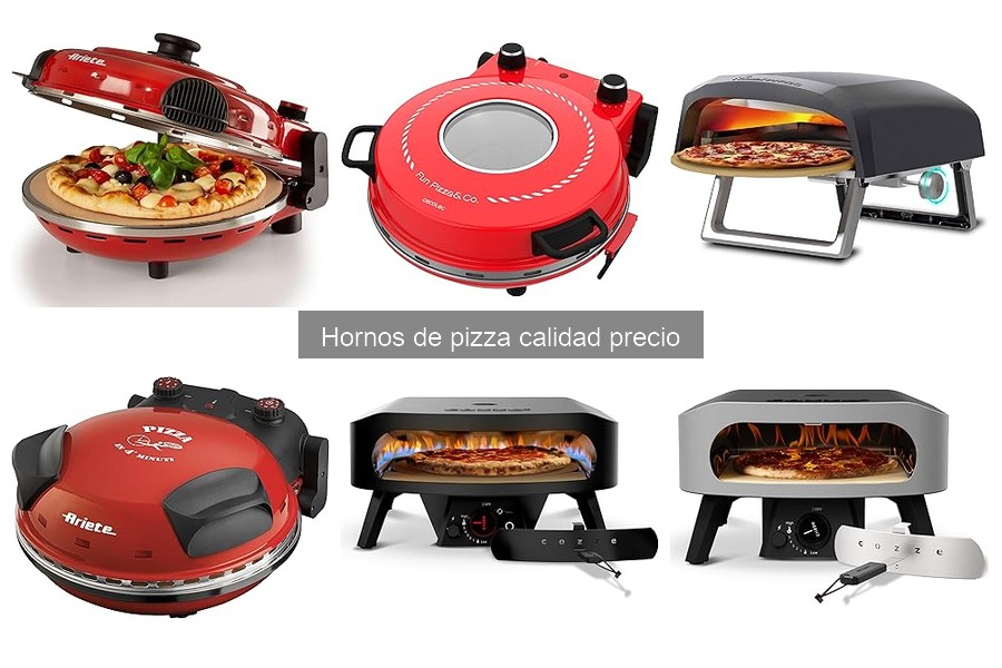 Mejores hornos de pizza calidad-precio para uso en casa