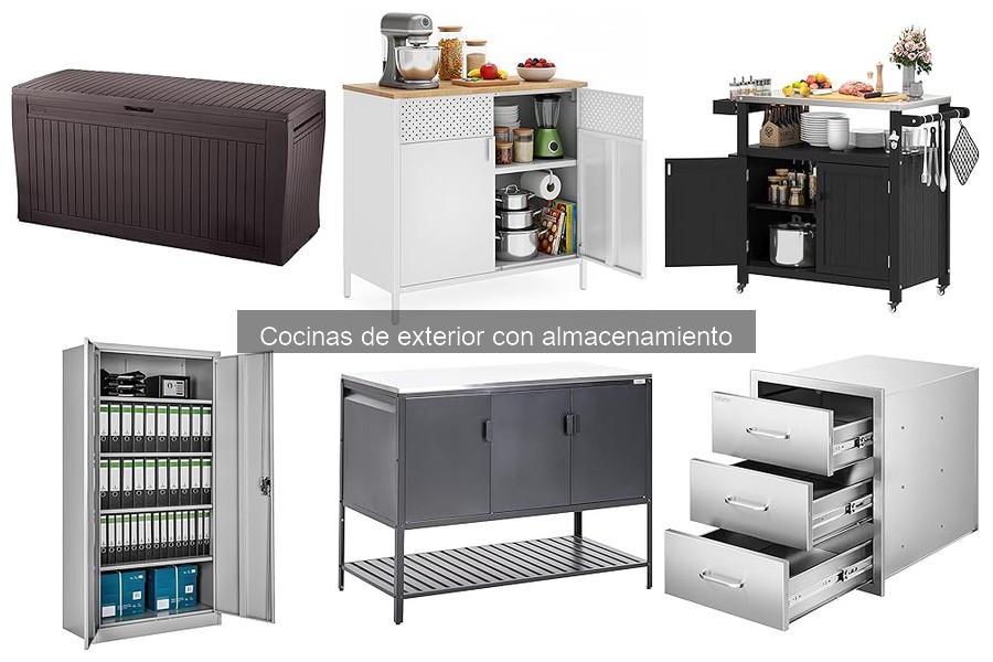 Mejores marcas de cocinas de exterior con almacenamiento
