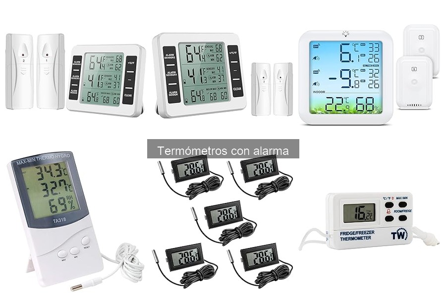 Mejores ofertas y precios en termómetros con alarma