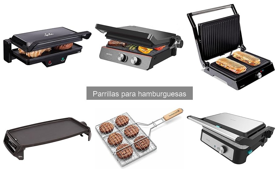 Mejores parrillas portátiles para hamburguesas: opciones y características