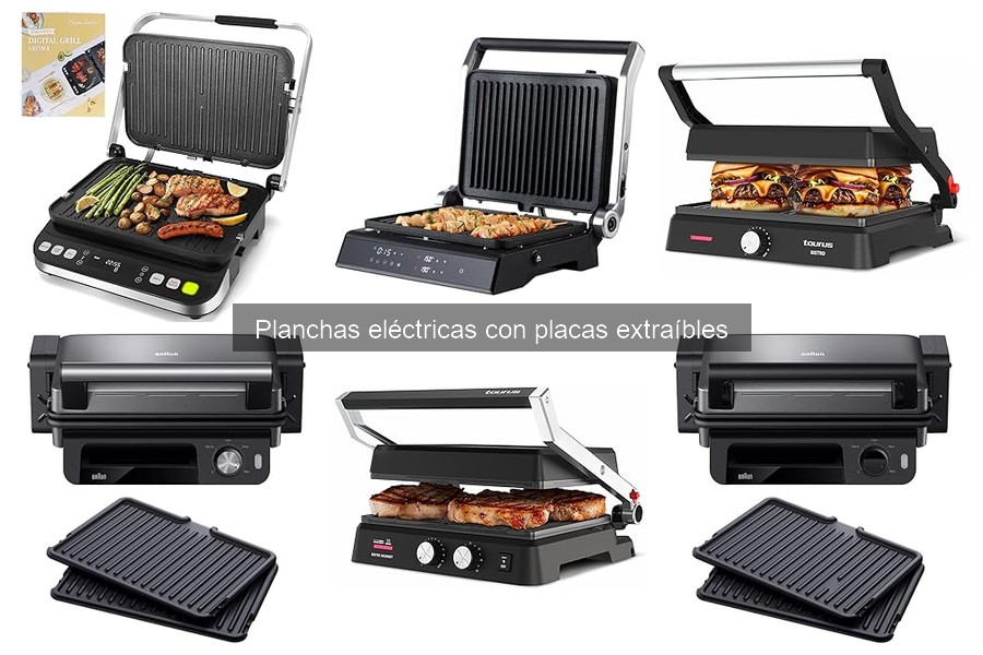 Mejores planchas eléctricas con placas extraíbles para familias