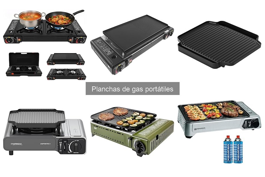 Menú delicioso para reuniones con planchas de gas portátiles