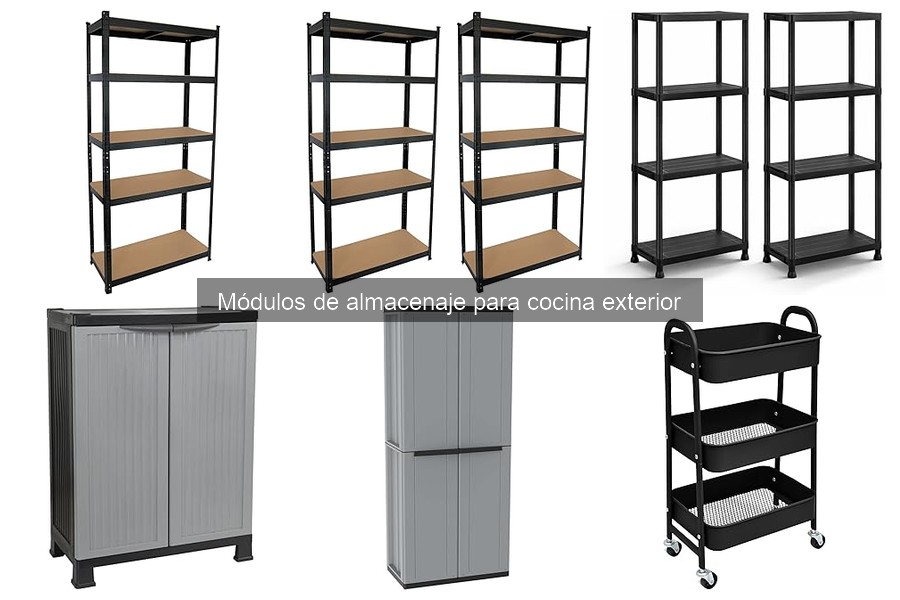 Módulos de Almacenaje Personalizables para Cocina Exterior