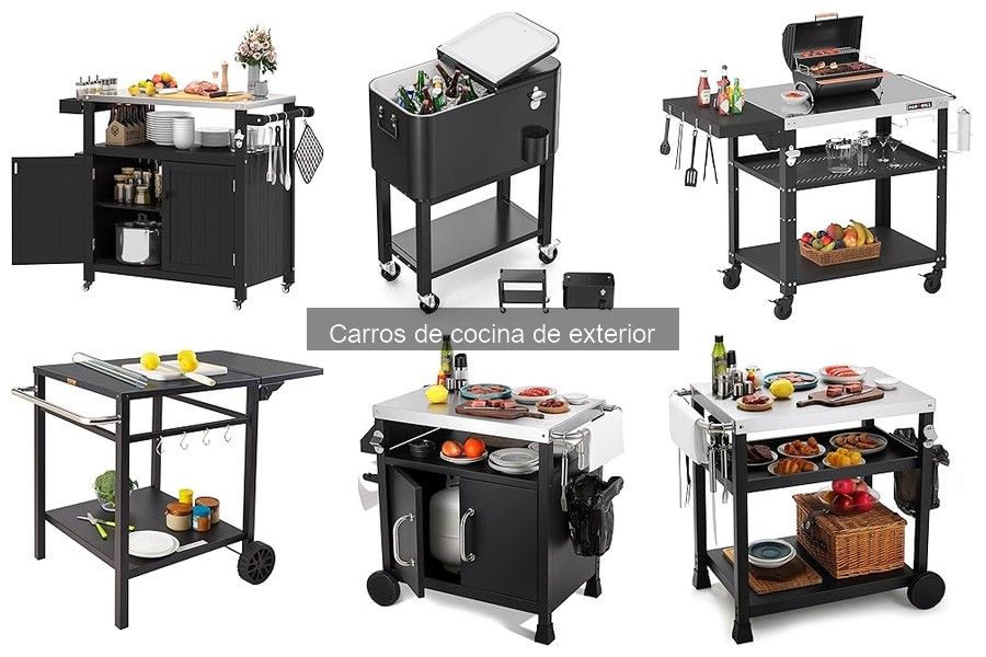 Ofertas en carros de cocina de exterior: ¡Descuentos imperdibles!