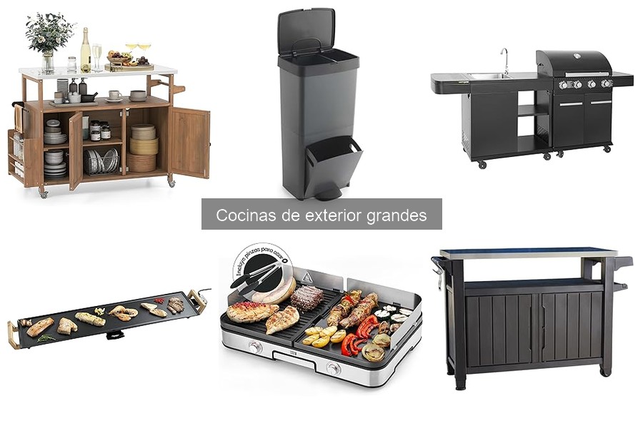 Ofertas en cocinas de exterior grandes: ¡Aprovecha descuentos!