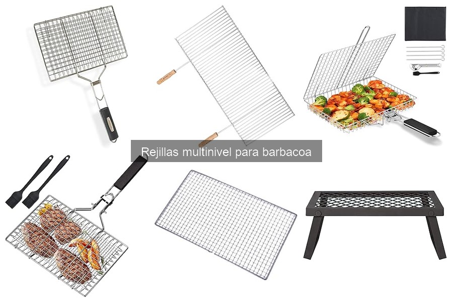 Ofertas en rejillas multinivel para barbacoa: precios y descuentos