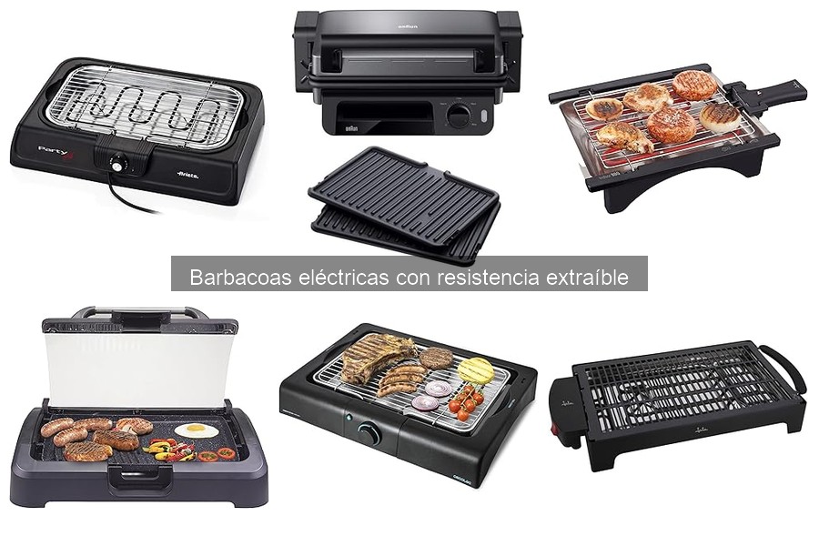 Ofertas y precios de barbacoas eléctricas con resistencia extraíble