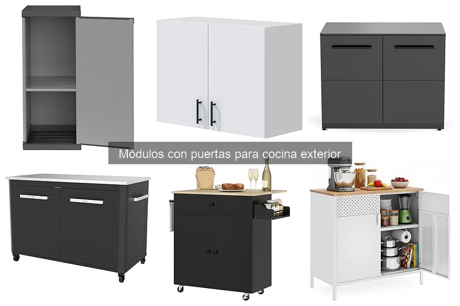 Ofertas y precios de módulos con puertas para cocina exterior