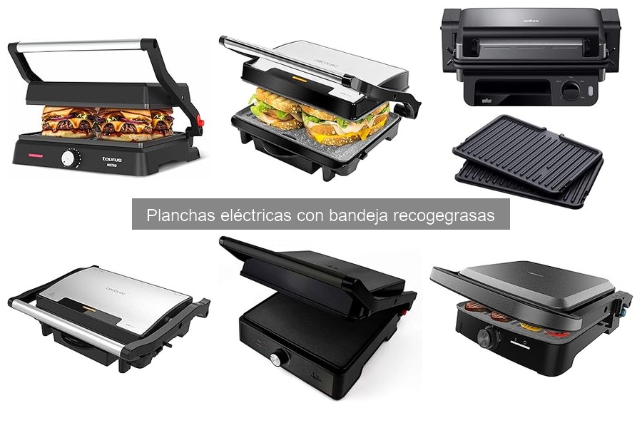 Ofertas y precios de planchas eléctricas con bandeja recogegrasas