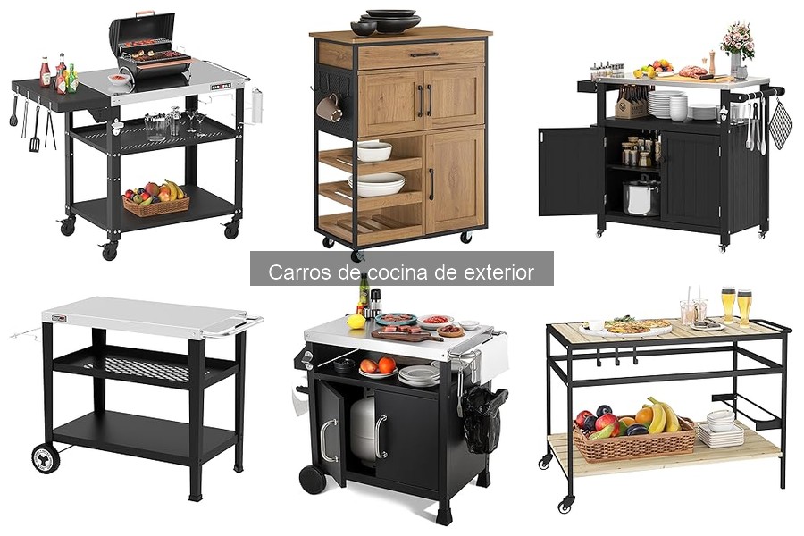 Opiniones sobre carros de cocina de exterior: experiencias reales