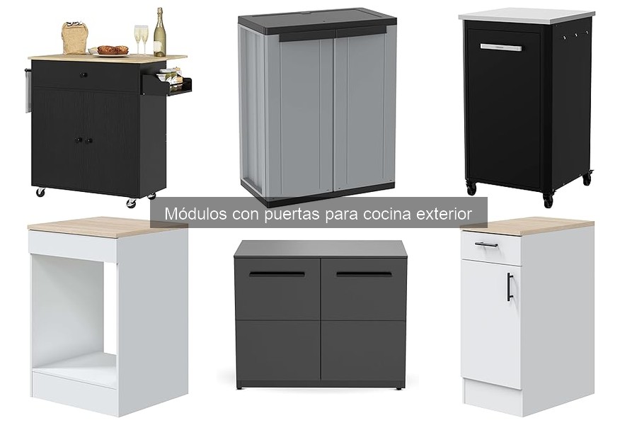 Opiniones sobre módulos con puertas para cocina exterior