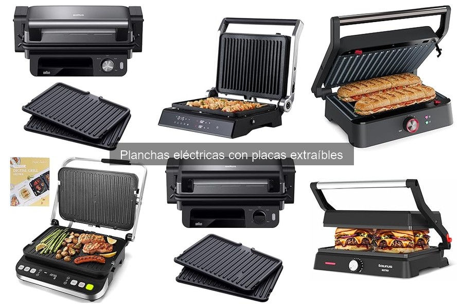 Planchas eléctricas con placas extraíbles vs tradicionales