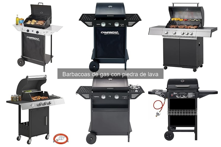 Precios de barbacoas de gas con piedra de lava en Amazon