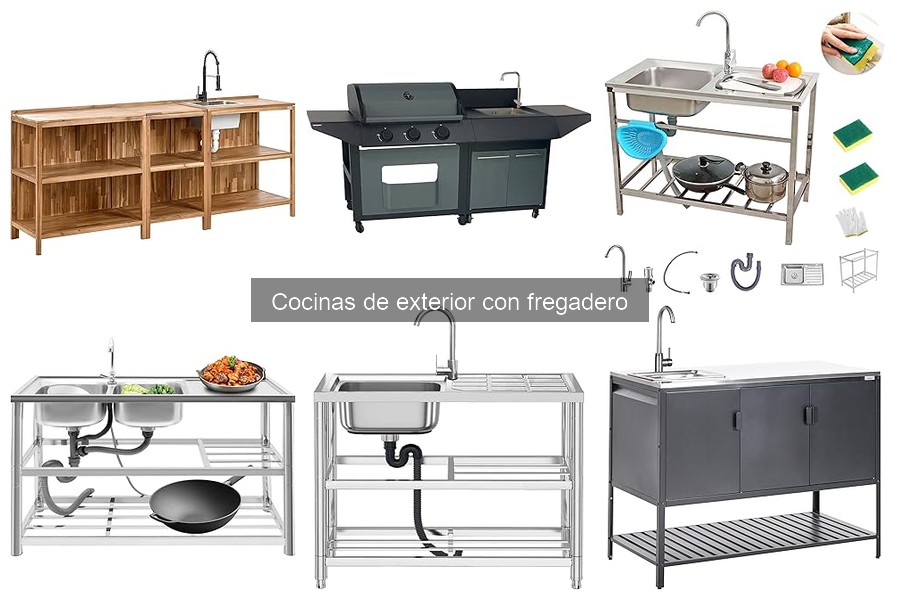 Precios de cocinas de exterior con fregadero: guía completa