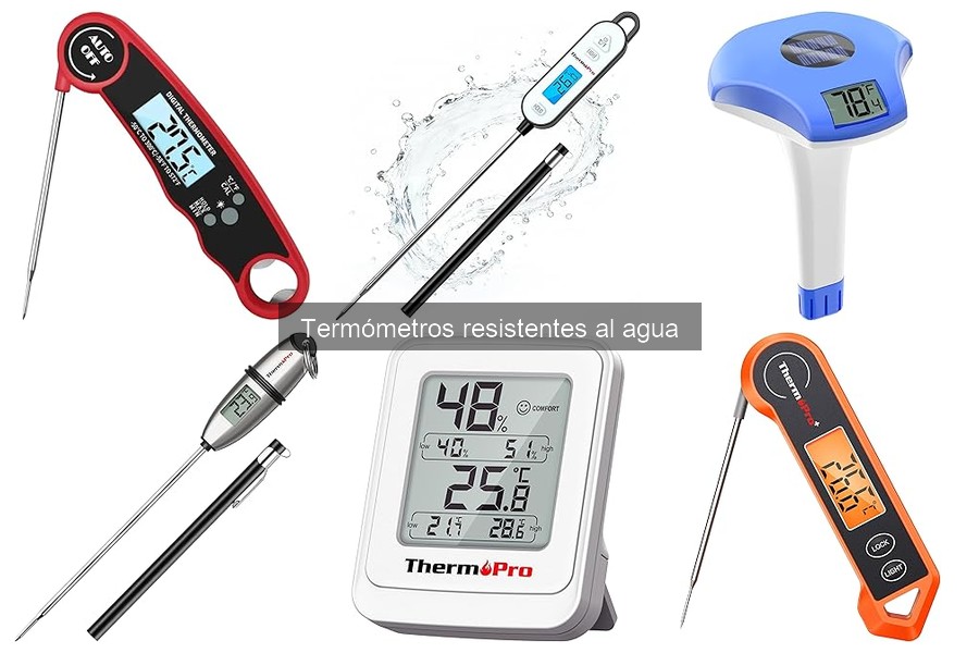 Precios de termómetros resistentes al agua en tiendas online