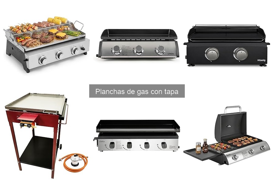 Precios promedio de planchas de gas con tapa en 2023