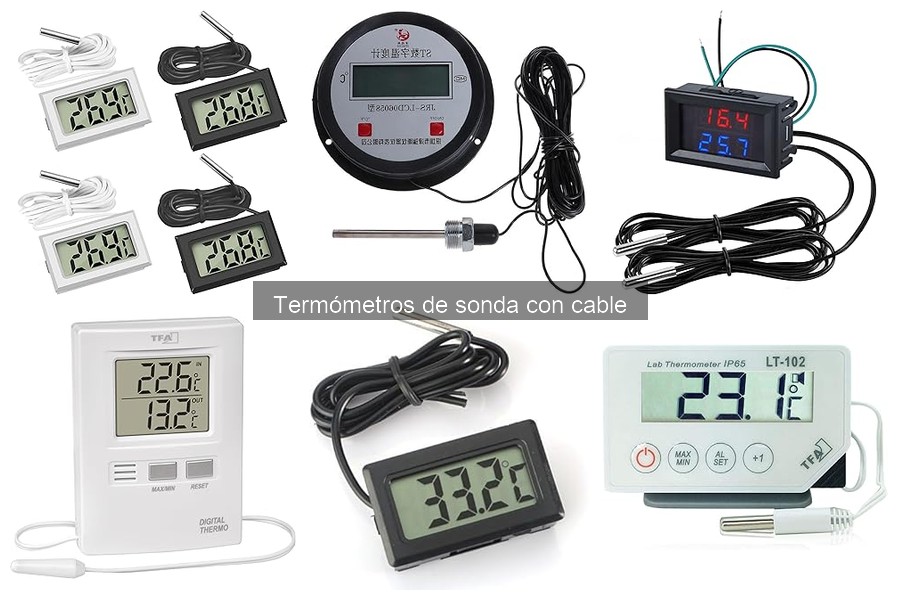 Precios promedio de termómetros de sonda con cable en 2023
