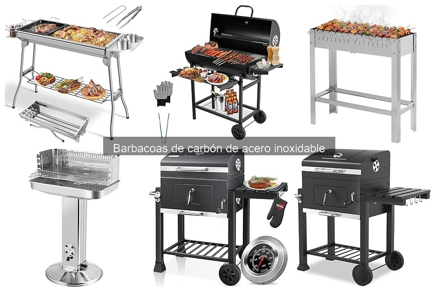 Problemas comunes con barbacoas de carbón de acero inoxidable