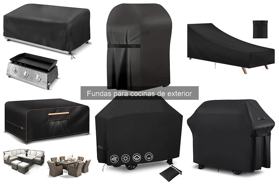 Problemas comunes con fundas para cocinas de exterior