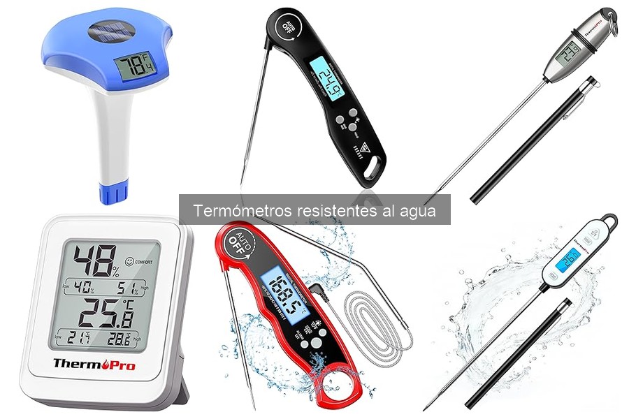 Problemas comunes con termómetros resistentes al agua y soluciones