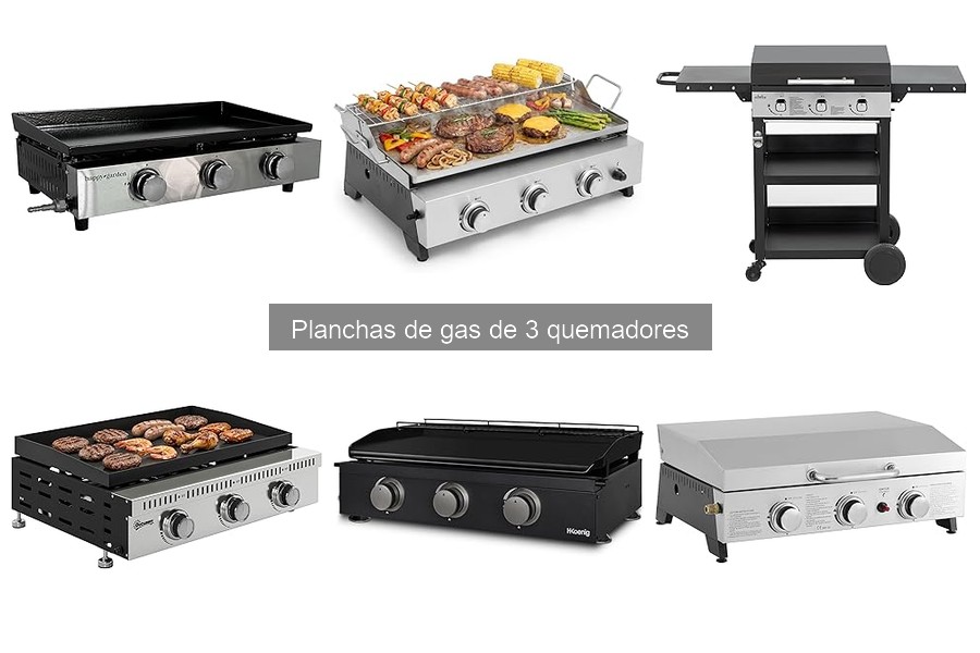 Problemas comunes de planchas de gas de 3 quemadores