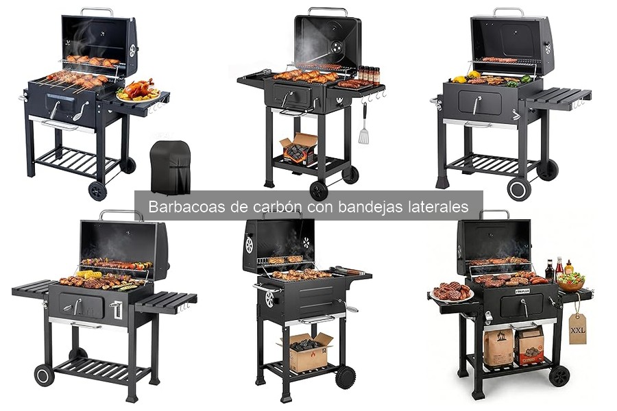 Problemas comunes en barbacoas de carbón con bandejas laterales