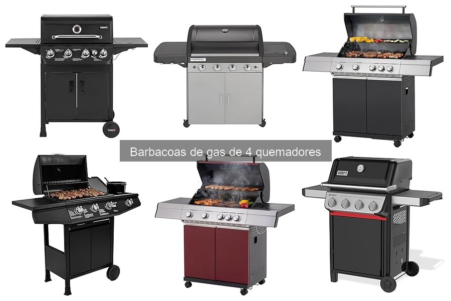 Problemas comunes en barbacoas de gas de 4 quemadores