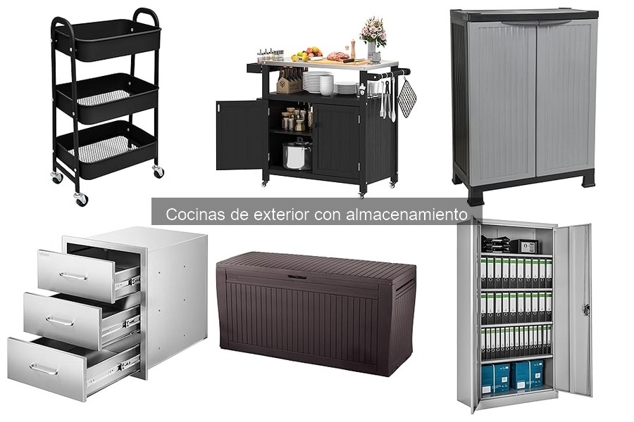 Problemas comunes en cocinas de exterior con almacenamiento y soluciones