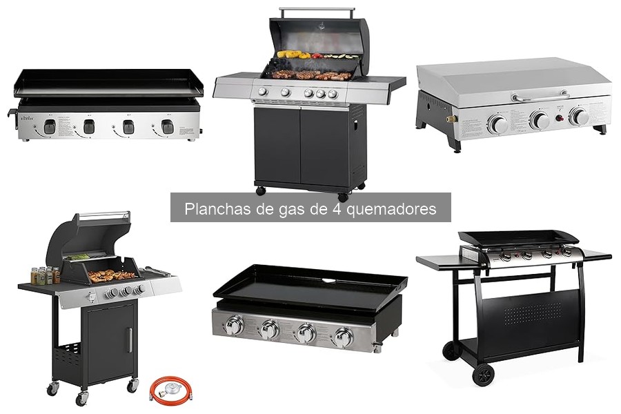 Problemas Comunes en Planchas de Gas de 4 Quemadores y Soluciones