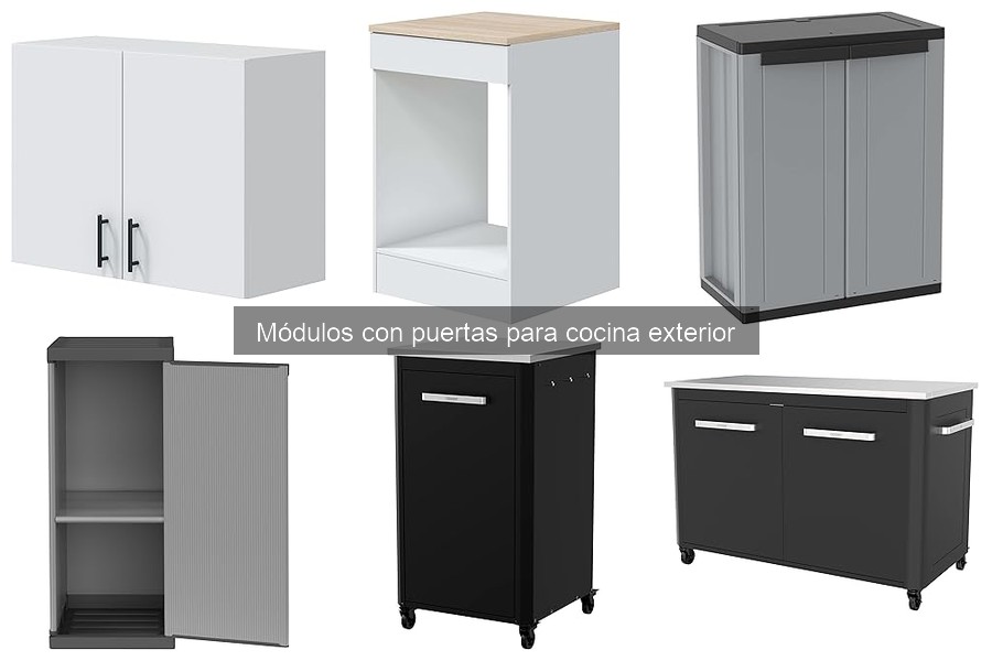 Problemas comunes y soluciones para módulos con puertas de cocina