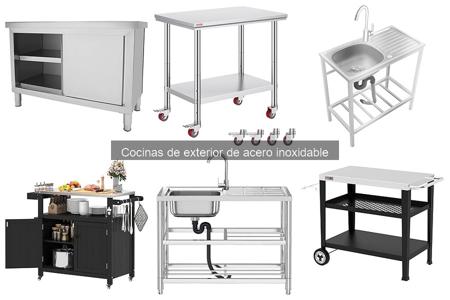 Problemas y soluciones en cocinas de exterior de acero inoxidable