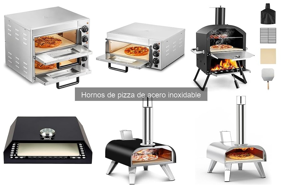 ¿Qué es un horno de pizza de acero inoxidable?