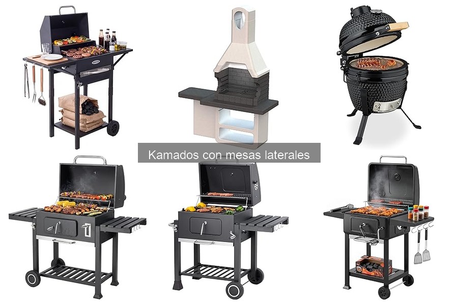 ¿Qué es un kamado con mesas laterales? Características y beneficios