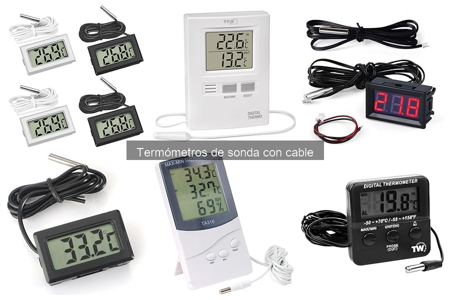 ** Qué es un termómetro de sonda con cable: guía y características